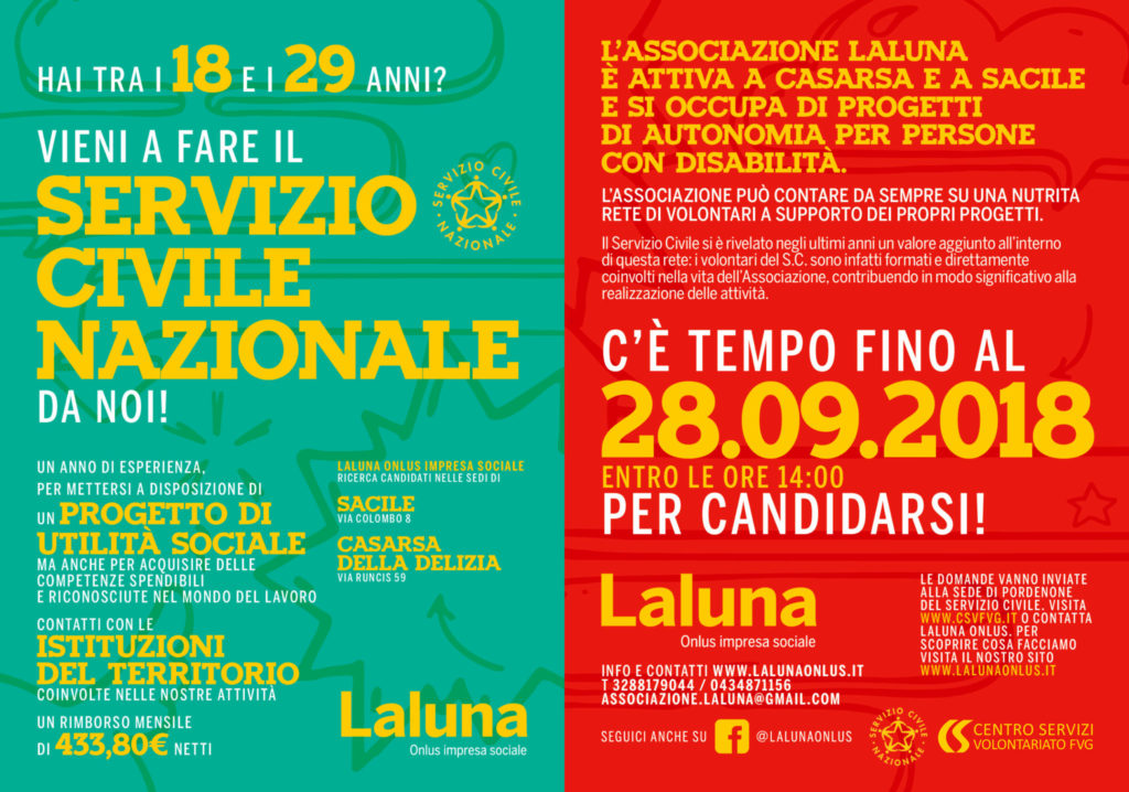 cartolina jpeg 1024x718 - Aperte le candidature per svolgere il Servizio Civile Nazionale a Laluna!