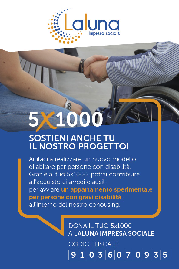 Laluna Cart5x1000 100x150 web OK - La rassegna stampa sulla collaborazione con Fondazione Friuli - Bando Welfare