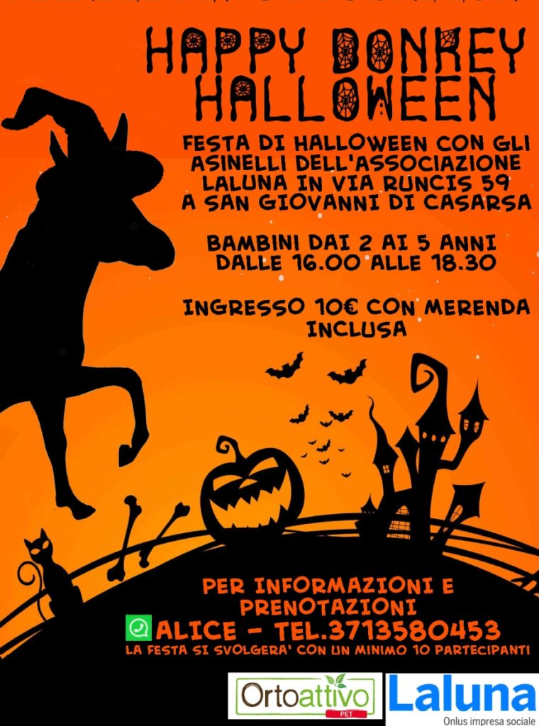 halloween locandina e1571144195140 760x1024 - Halloween con le asinelle de Laluna!