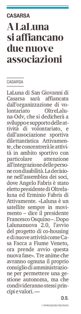 Messaggero Veneto 15.07.2021 Laluna si fa in tre 265x1024 - Laluna si fa in tre