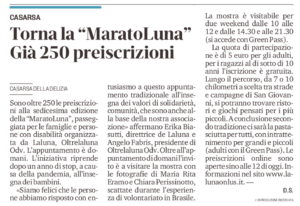 Messaggero Veneto 25.09.2021 Maratoluna 300x206 - Maratoluna