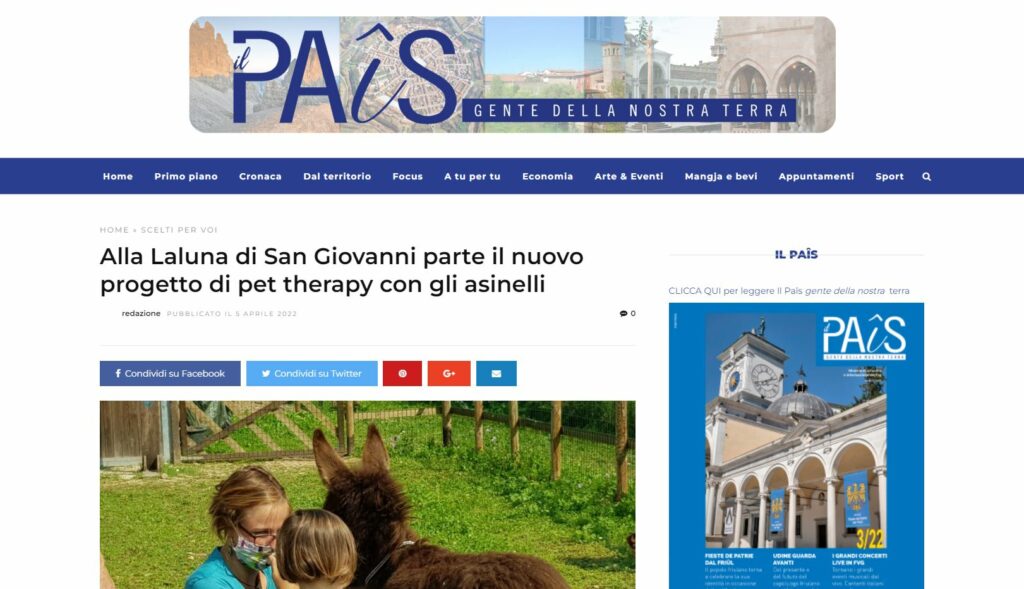 Il Pais 05.04.2022 PET1 1024x589 - Rassegna stampa Pet Terapy