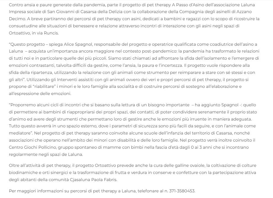 Il Pais 05.04.2022 PET2 - Rassegna stampa Pet Terapy