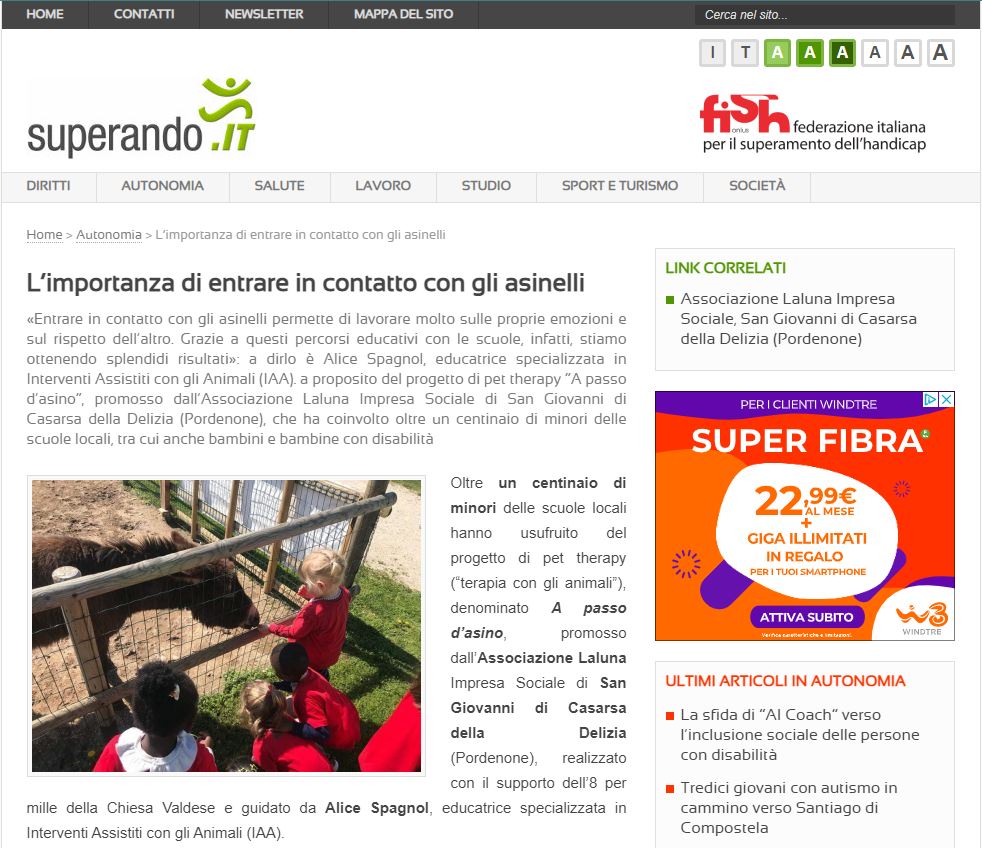 superando 31.08.2022 1 - Rassegna stampa Pet Terapy