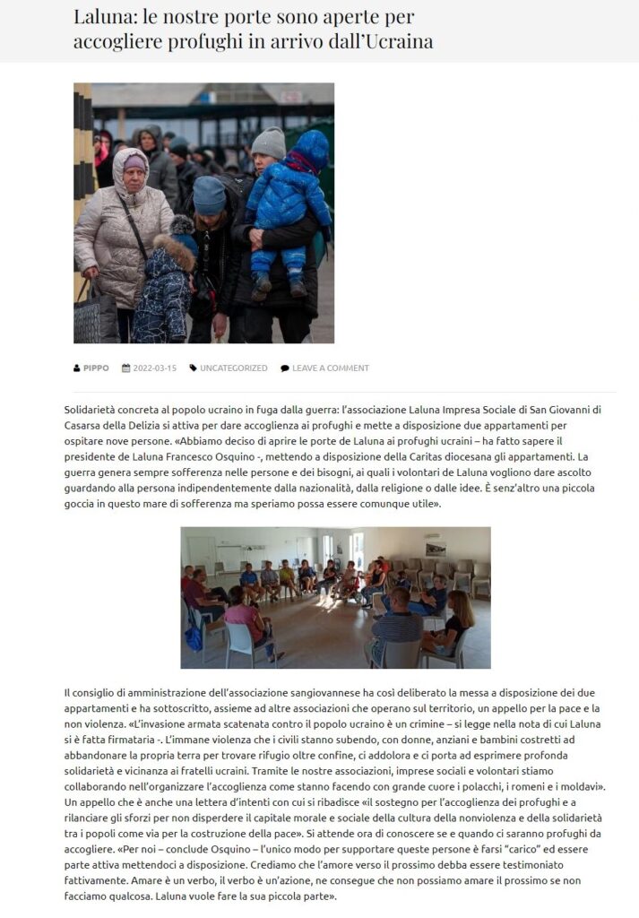 FriuliVG 15.03 accoglienza ucraini 713x1024 - Rassegna stampa accoglienza ucraini