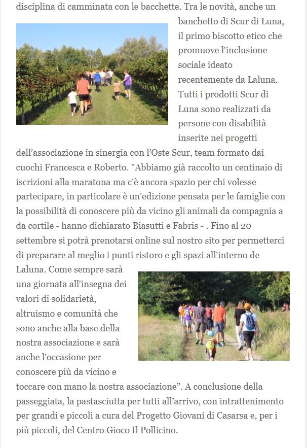 Friulsera 19.09.2022 3 - Rassegna Stampa Maratoluna 2022