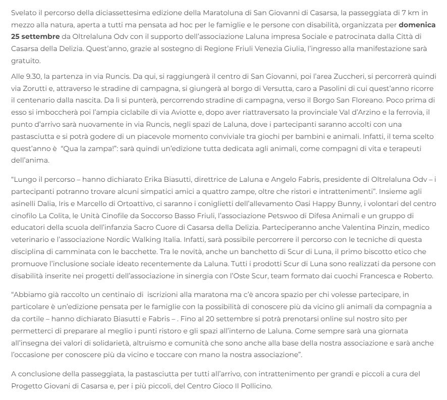 Il Pais 19.09.2022 2 - Rassegna Stampa Maratoluna 2022