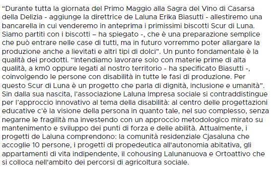 il Friuli 29.04.2022 3 - Rassegna Stampa Scur di Luna
