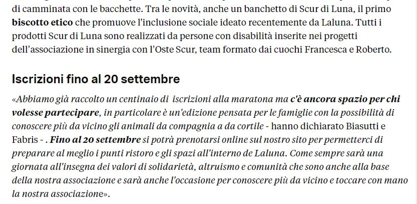 pordenone today 19.09.22 3 - Rassegna Stampa Maratoluna 2022