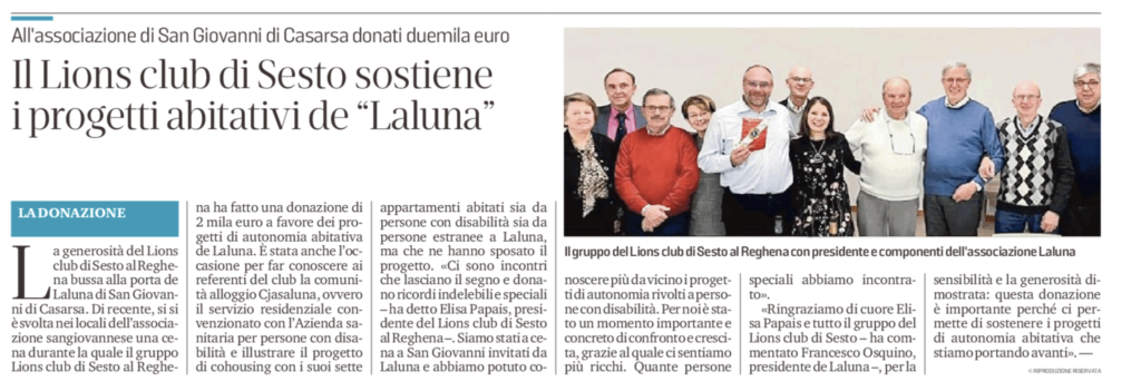 casarsa laluna mv 17 marzo1 1024x351 - Rassegna Stampa Messaggero Veneto 17 marzo 2023