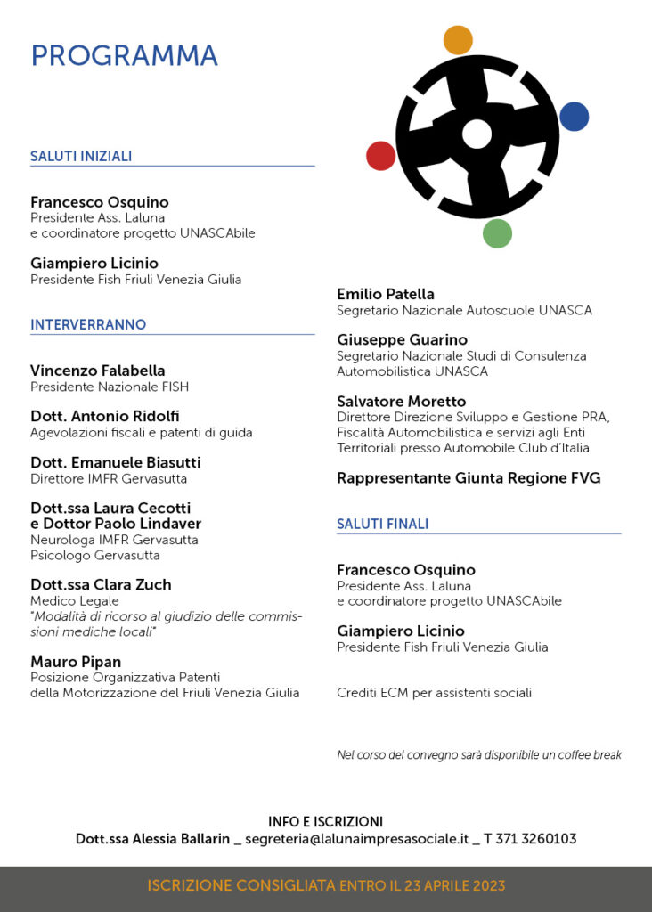 Laluna Flyer Conv 28 aprile WEB OK2 732x1024 - PATENTI SPECIALI PER PERSONE CON DISABILITÀ PRIMO CONVEGNO IN FVG CON RESPIRO NAZIONALE IL 28 APRILE