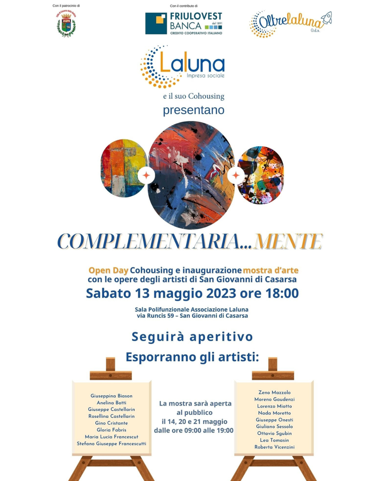 Complementariamente - ARTISTI LOCALI INTERPRETANO I VALORI DE LALUNA IN UNA MOSTRA SPECIALE