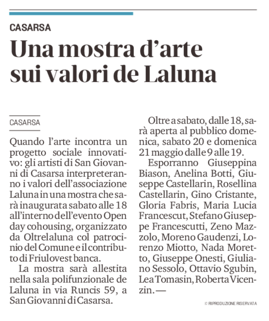 casarsa mv 11 maggio 859x1024 - Rassegna Stampa - Messaggero Veneto 11/05/23