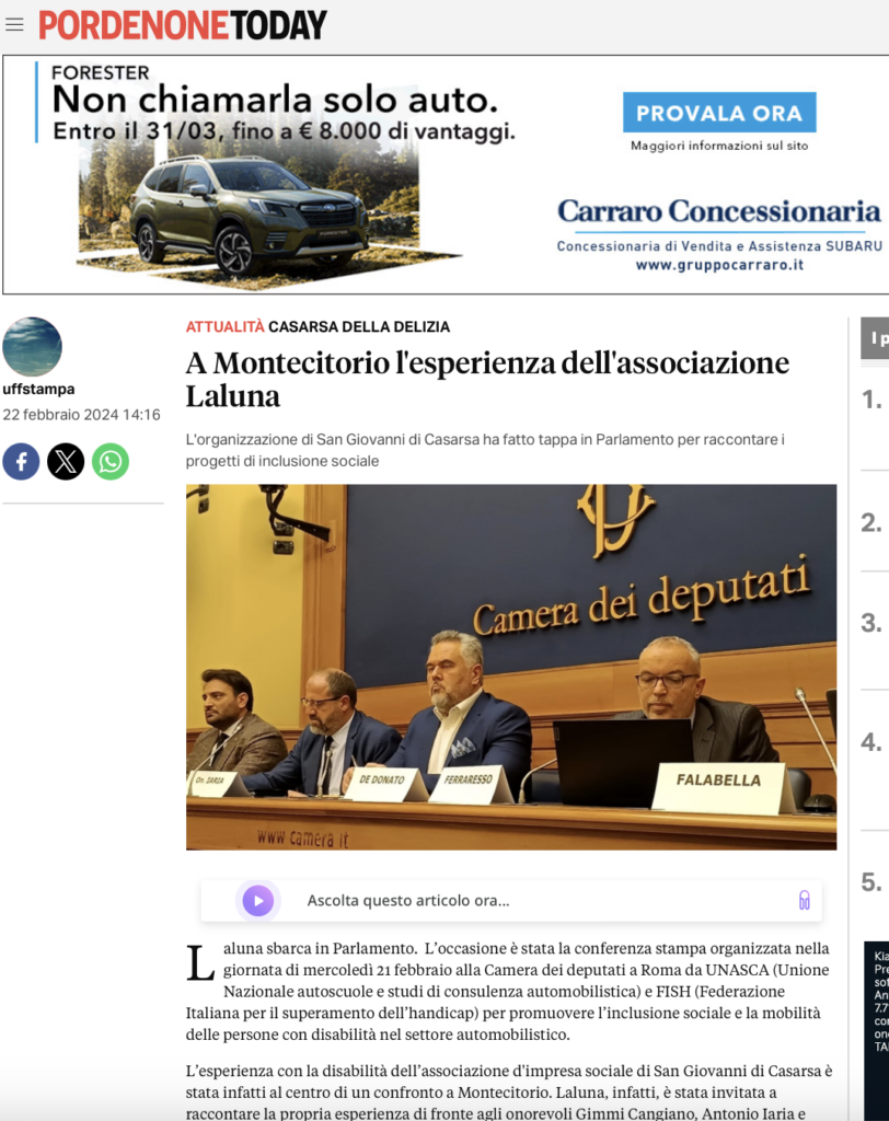 Screenshot 2024 02 26 alle 10.15.08 812x1024 - Rassegna Stampa cs Laluna in Parlamento