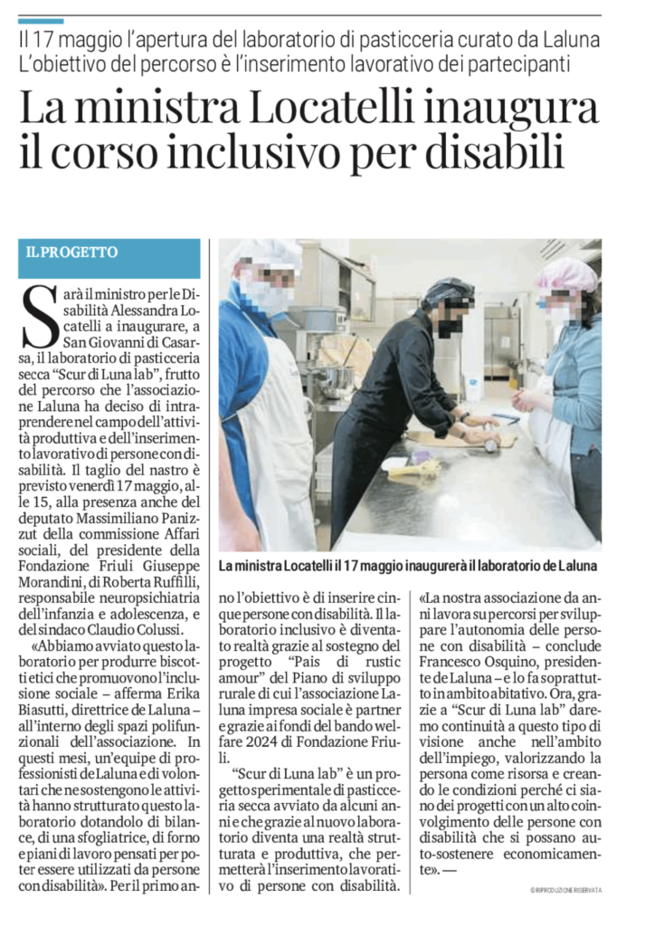 casarsa laluna mv 10 maggio 713x1024 - Rassegna Stampa cs Inaugurazione Laboratorio Scur di Luna