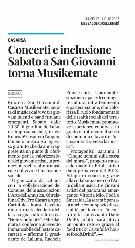 PHOTO 2025 07 21 08 01 41 558x1024 - Rassegna Stampa cs Musikemate 2025